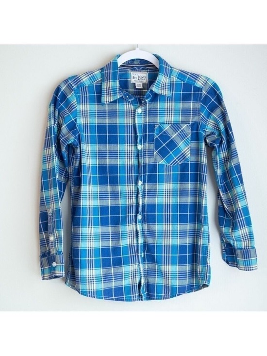 The Children's Place Other - 3 For $10 The Children's Place Plaid Button Down Long Sleeve boy's size large